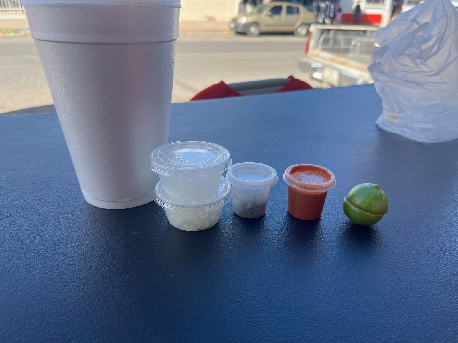 Pedido para llevar con complementos de Ay Tula